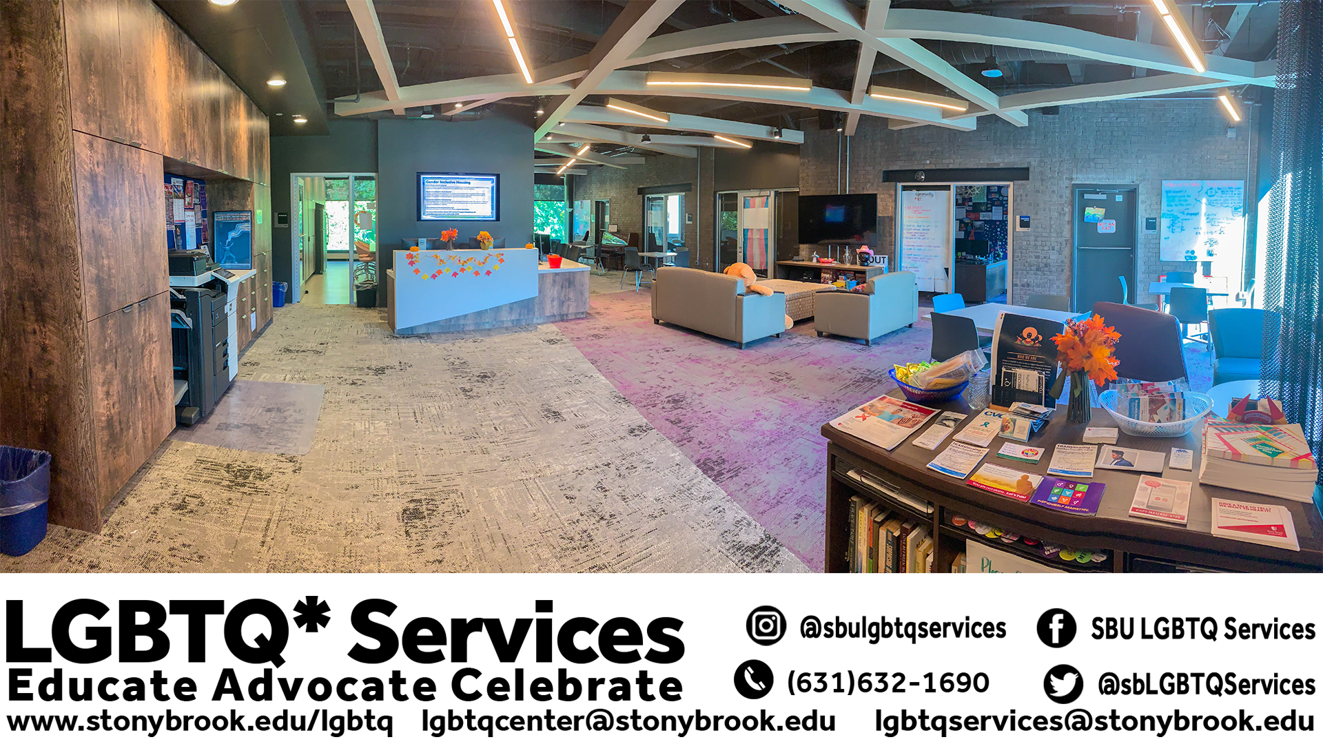 LGBTQ* Center with Footer