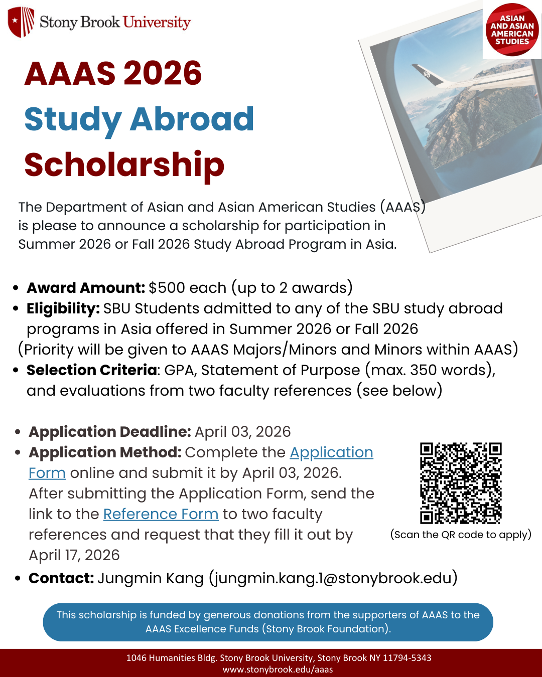 AAAS 2026 Study Abroad Scholarship