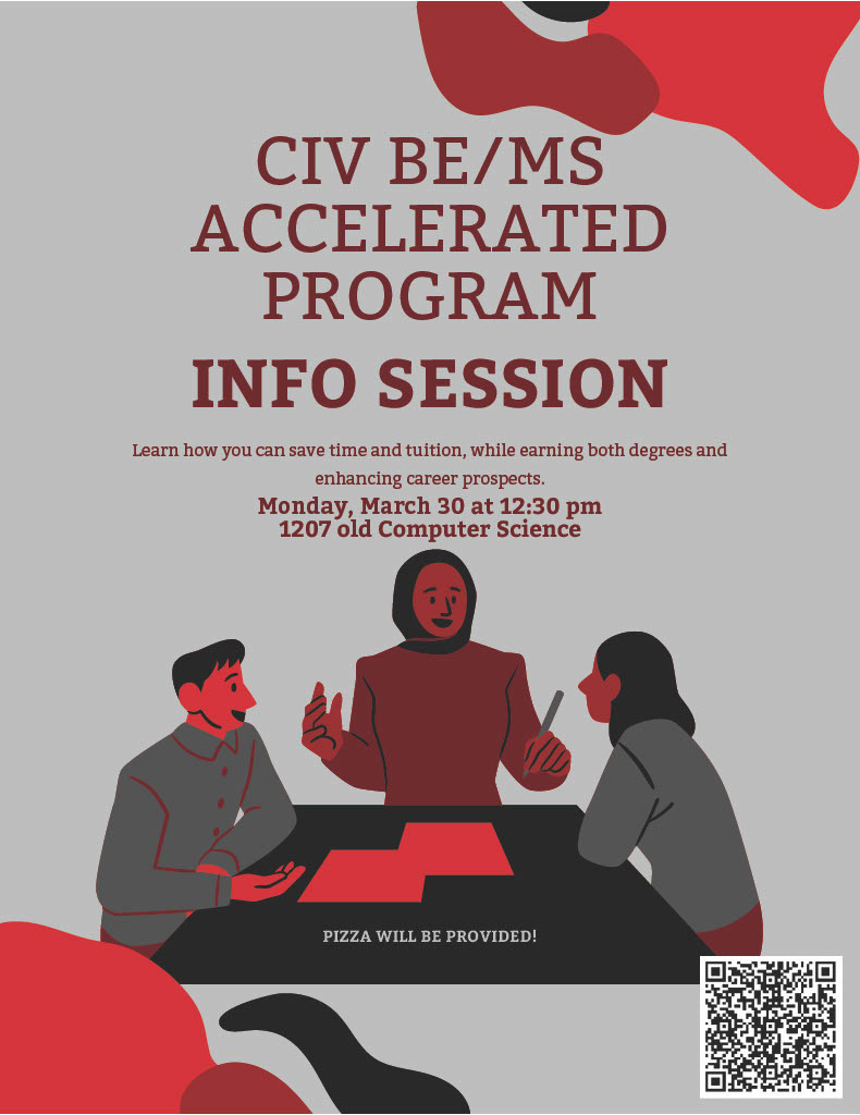 BE/MS Info Session Flyer