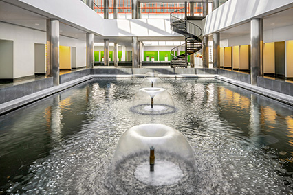 Wang Center Fountain