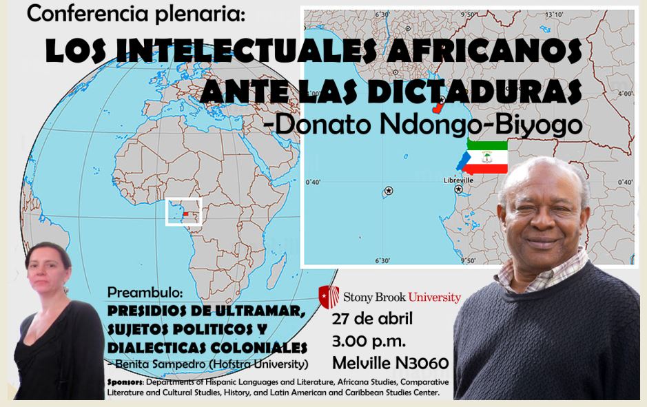 Conference by Equatorial Guinean-Spanish writer and journalist Donato Ndongo Biyogo