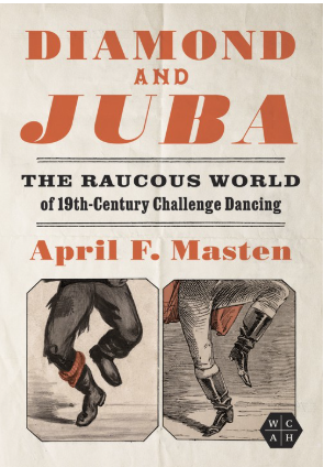 Book cover for "Diamond and Juba" featuring dancing legs and bold text.